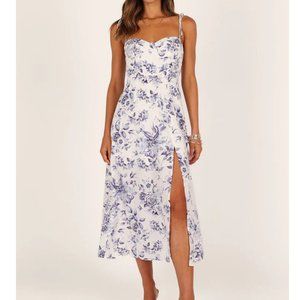 Petal & Pup | Azelia Dress in Blue Floral